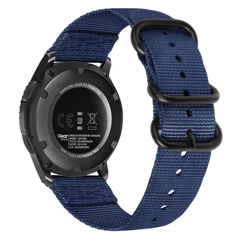 Breathable 22mm Nylon Sports Strap - Versatile Replacement Bracelet