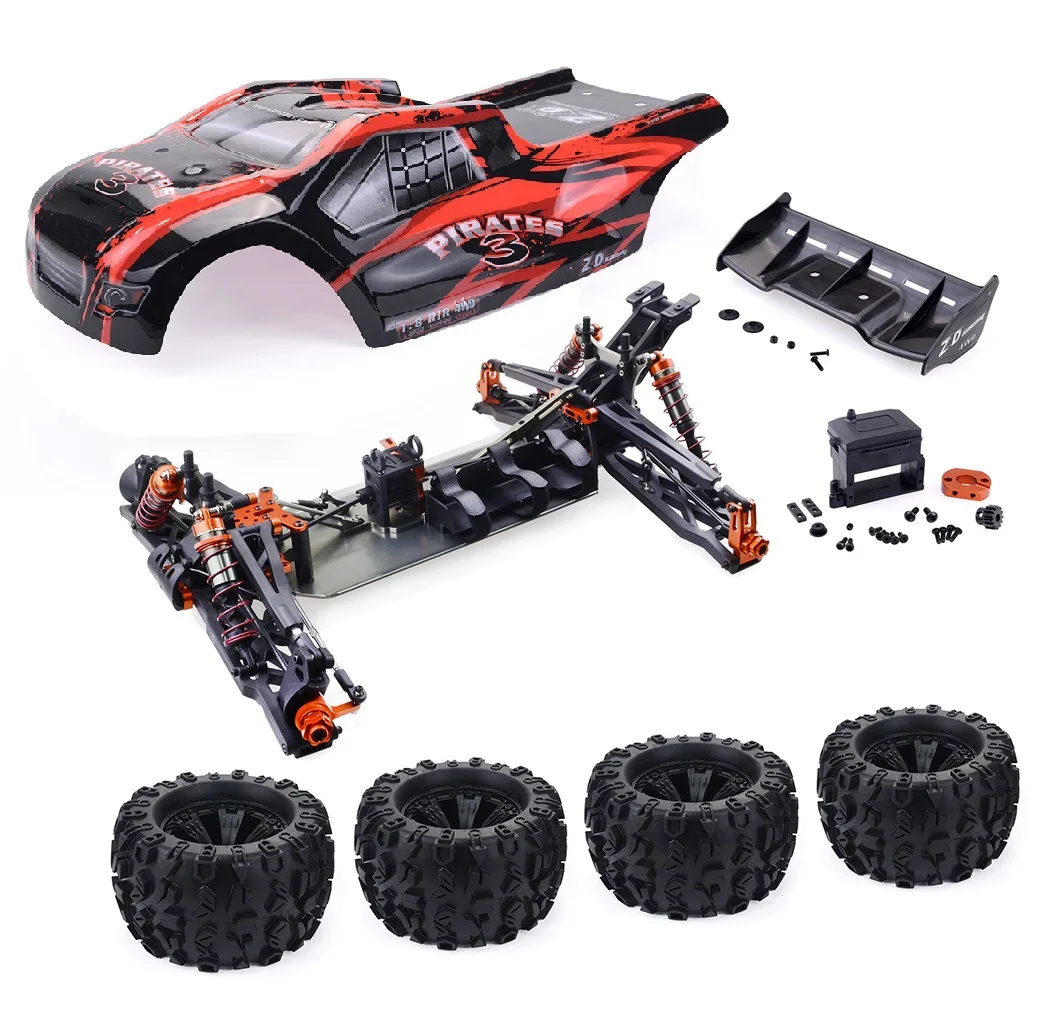 ZD Racing 9021 V3 / MT8 Pirates3 1/8 2.4G 4WD 90km/h Brushless RC