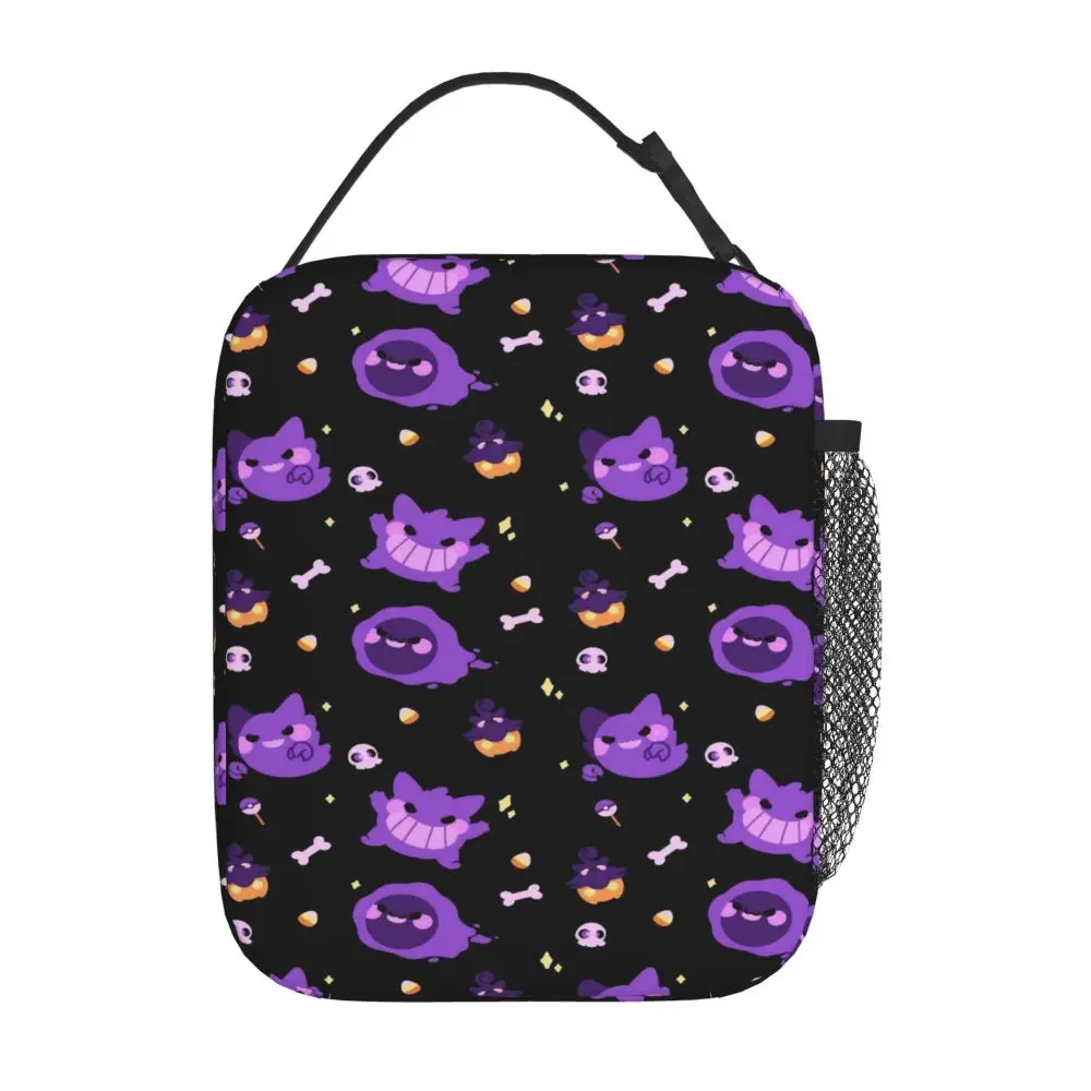 Gengar Lunchtasche, Büro-Lunchbox für Herren, Vintage-Grafik, Thermo-Tragetasche, Handtaschen, wasserdicht, tragbar, Kühltasche – Detail 39