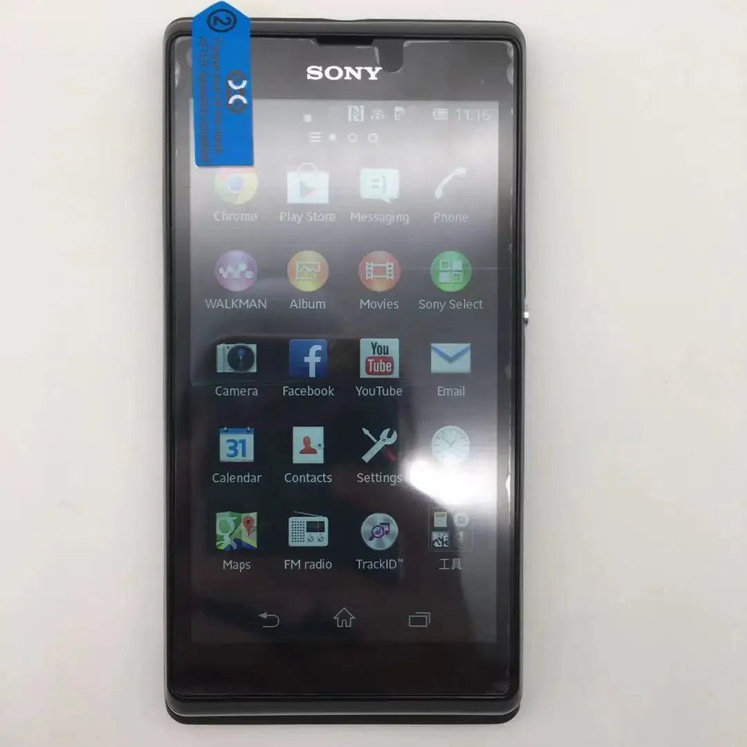 Original Unlocked Sony Xperia L C2105 3G Single Sim 1GB RAM+8GB Dual-core 8MP 4.3'' 1750mAh Android 4.1 NFC FM radio Smartphone 2