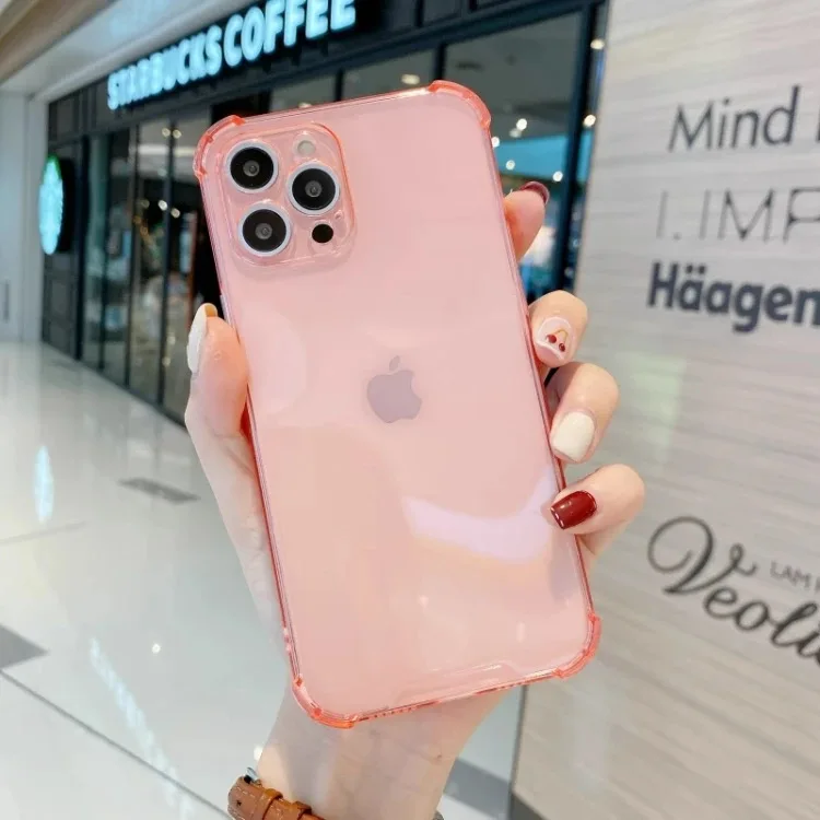 Candy Color Ultra-Thin Airbag Shockproof Transparent Case