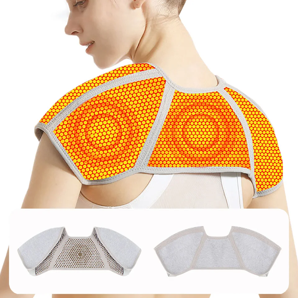 

1Pcs Wormwood Warm Shoulder Cervical Spine Shoulder Vest Middle-aged And Elderly Cold-proof Shoulder Joint Protection Belt
