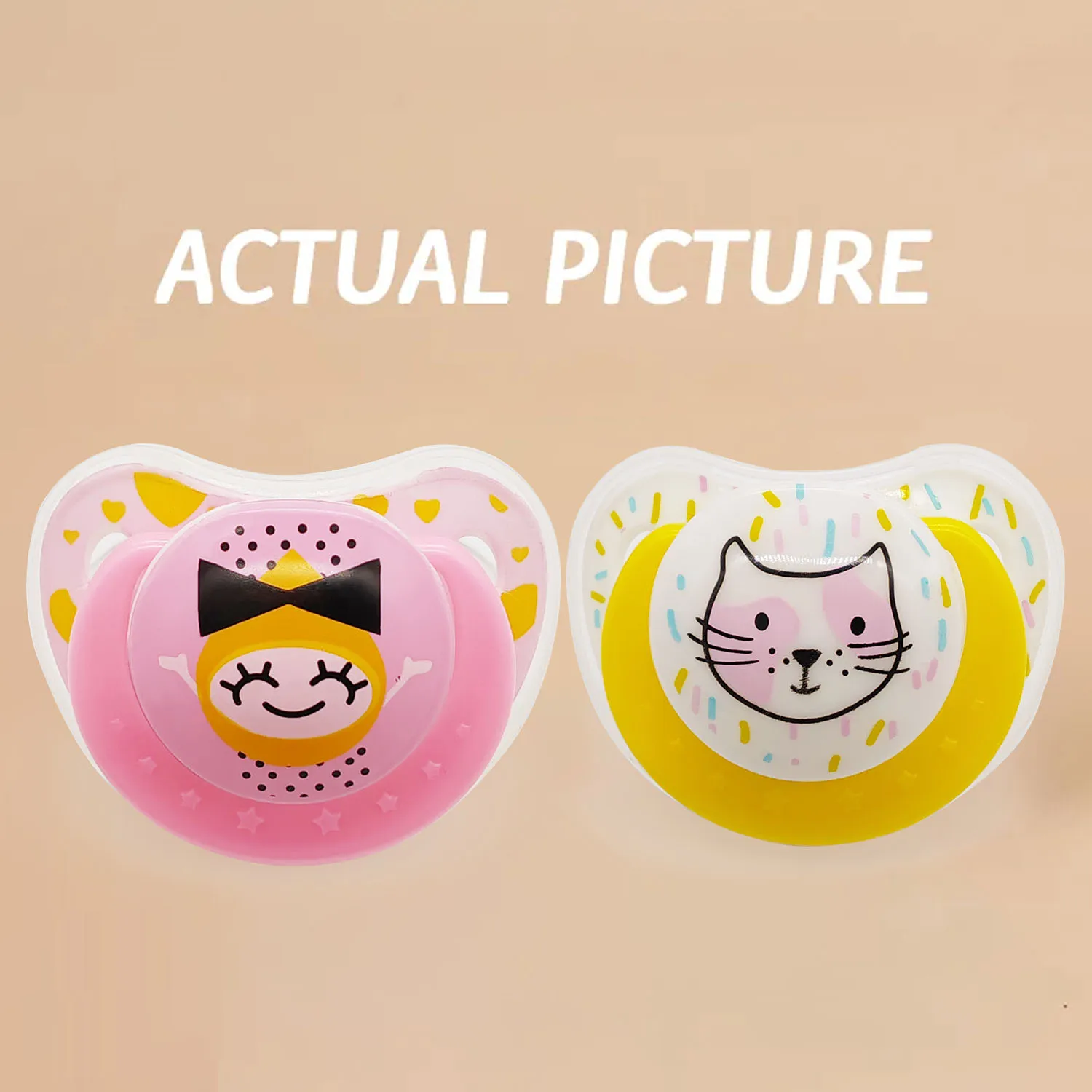 Newborn Cartoon Printed Animal Pattern Pacifier Dust Cover