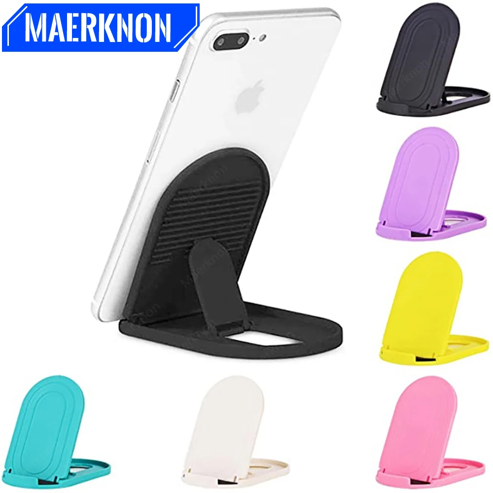12 Colors Phone Holder U shaped Desk Stand Silicone Universal Support  Telephone For Iphone IPad Tablet PC Mount Easy Bracket