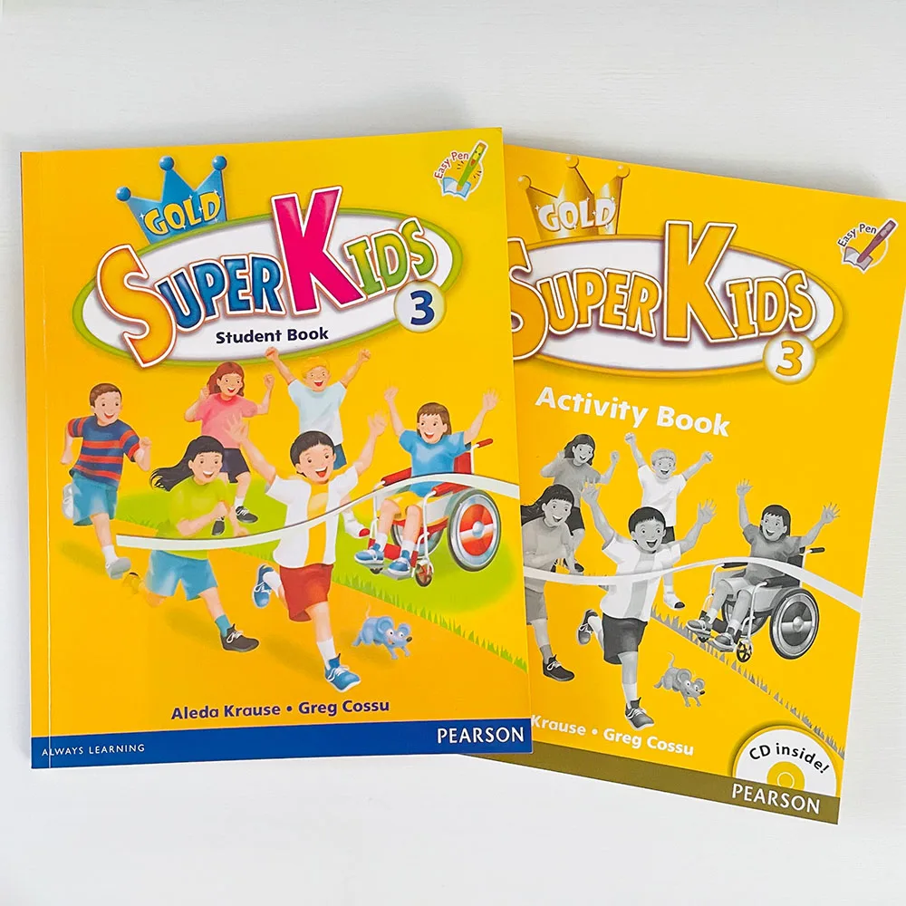 (新品)スーパーキッズSuper Kids 1-3  計6冊CD付き