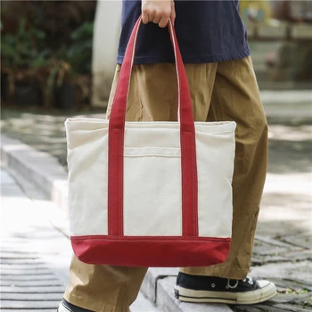 Tittoegirls borsa per la spesa quadrata grande borsa a tracolla da donna con pannelli di nuova moda borsa da donna Casual in tela di cotone di alta qualità