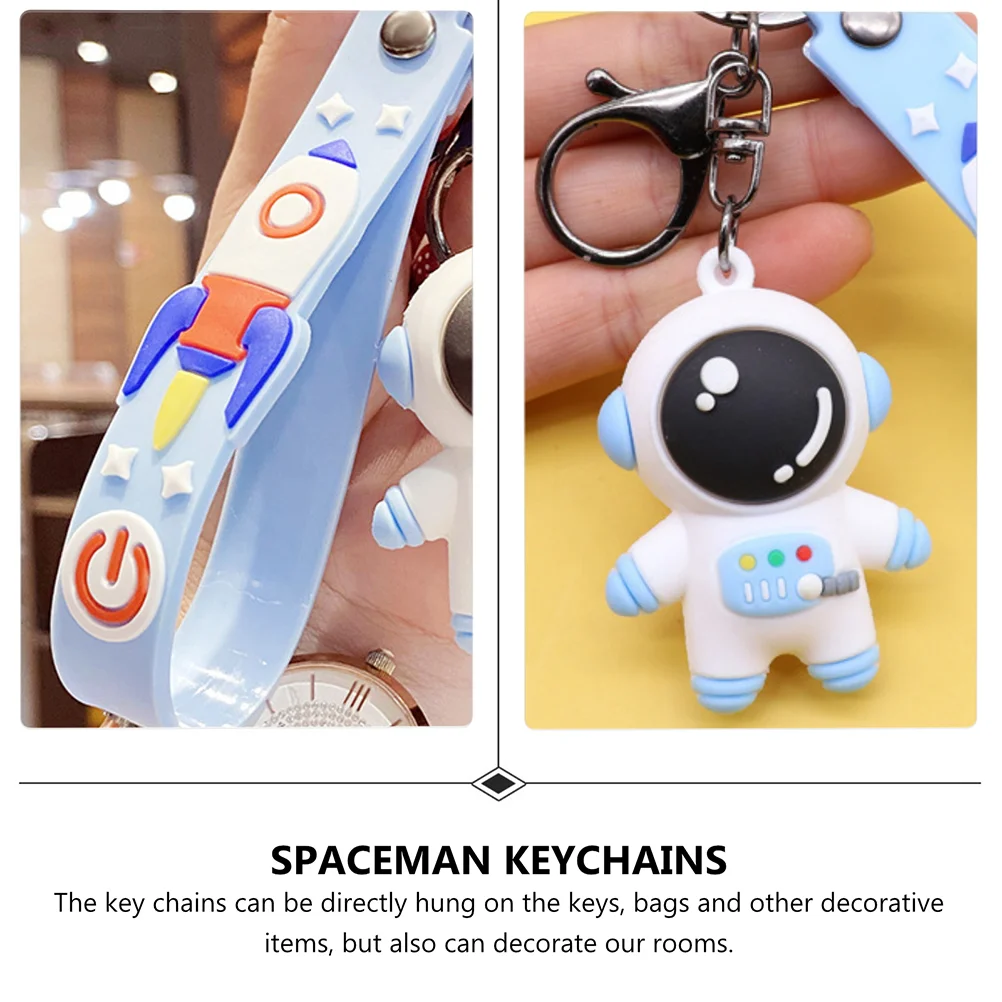 astronaut bag charm keychain