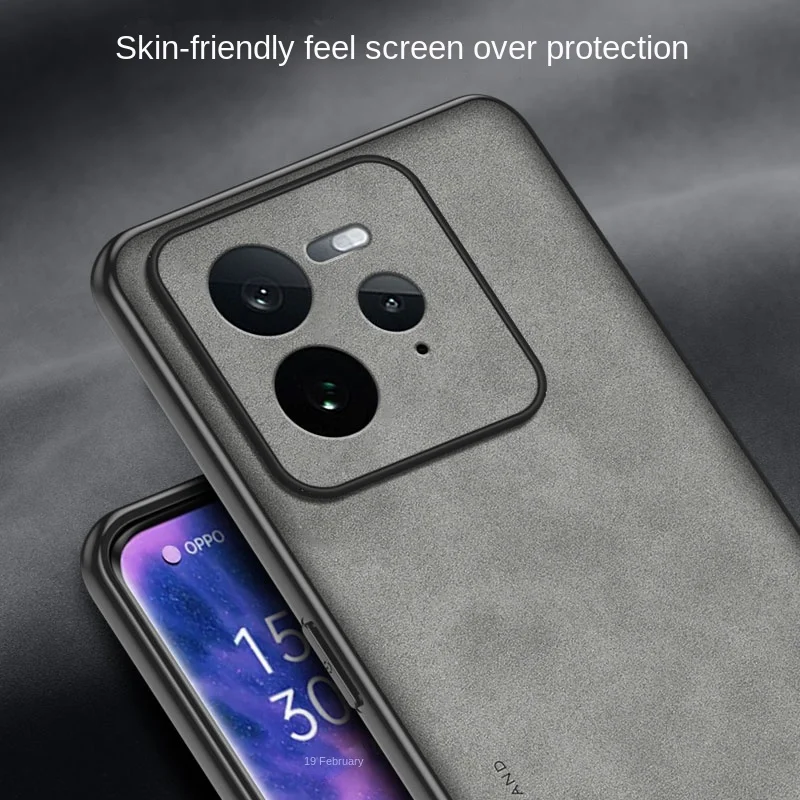 Shockproof PU Leather Skin Matte Hard Back Cover