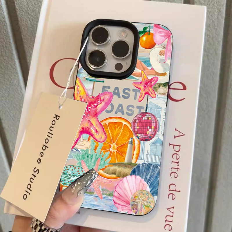 Summer Refreshing Fruit Patterns Shockproof Phone Case