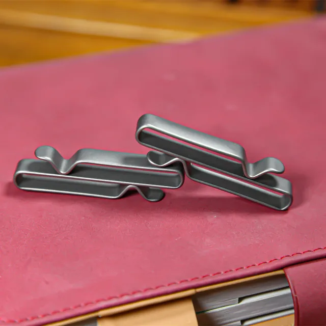 SanThree Titanium Belt Loop Clip for Keys, S-Shaped Double Side