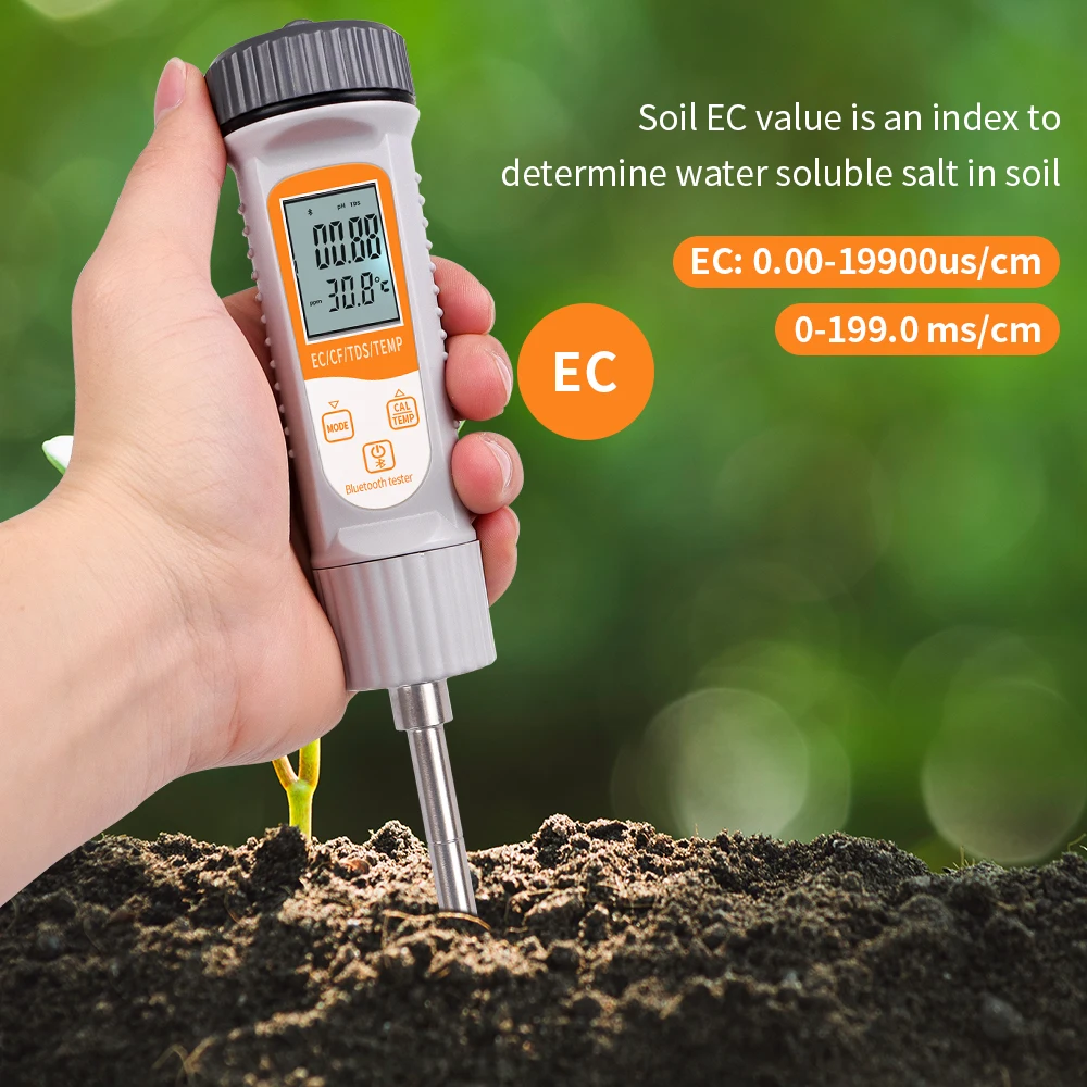Smart Digital Soil Water Quality Monitor for Farm Garden Plant