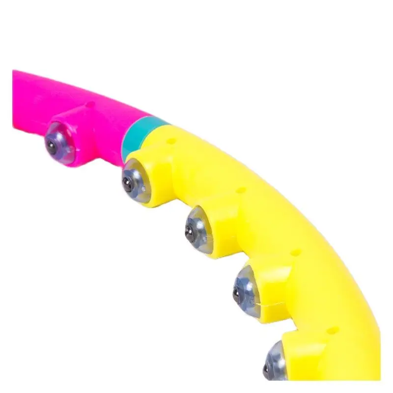Single Row 8 Sections Massage Hoola Hoop For Fitness Loss Weight Slimming Hoop fitness hoop