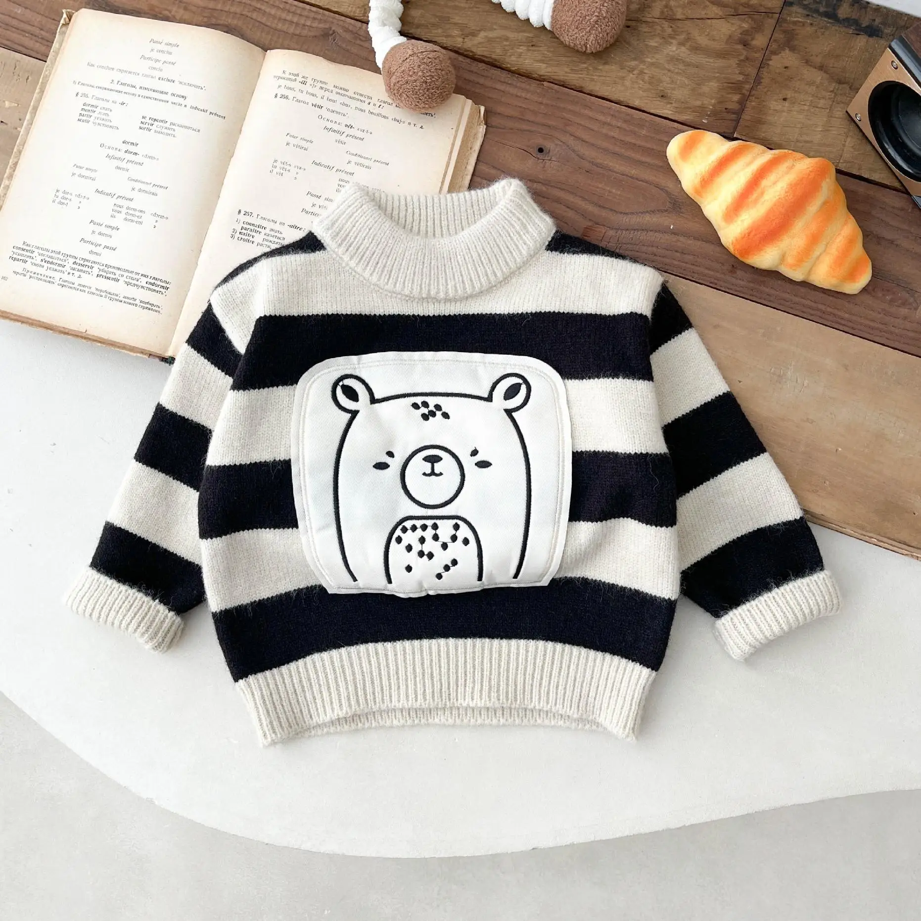 Knit Sweater Autumn Winter Baby Boy Girl Knitted Sweater