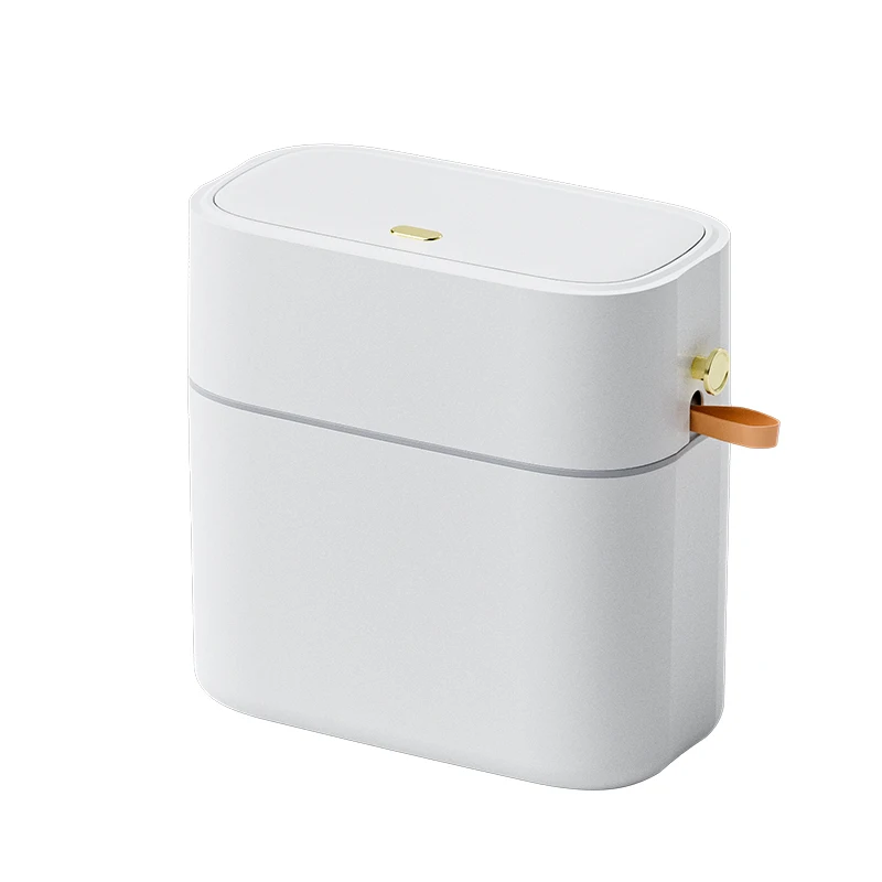 가정용 욕실 변기 뚜껑 쓰레기통 - 자동 흡입 활성화, 초대형, 화장지 처리에 이상적