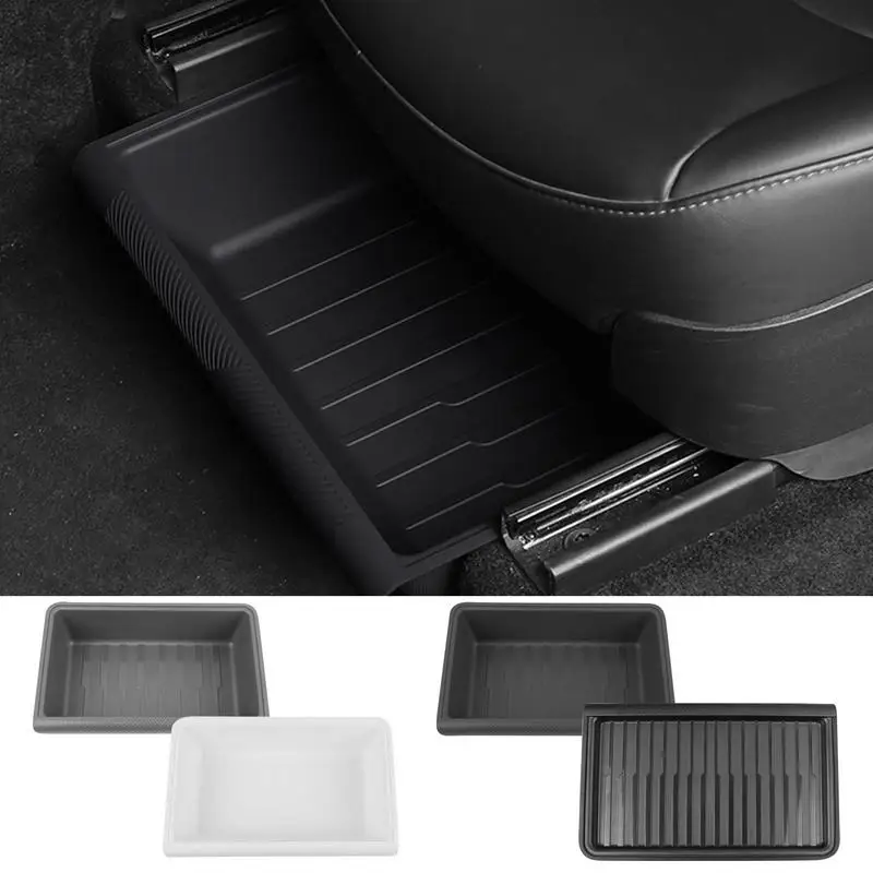 

Для Tesla модель Y под сиденьем коробка для хранения большой емкости Органайзер Женский Ящик аксессуары для интерьера автомобиля 38x25x12 см