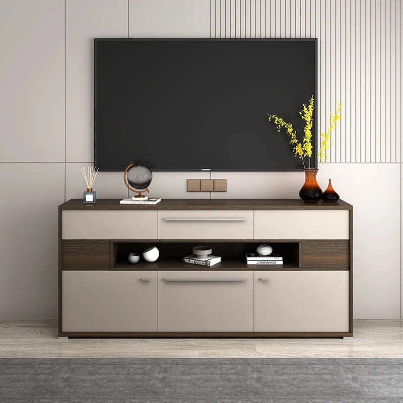 Meuble TV de luxe et luxueux pour chambre à coucher, étroit et de petite  taille, ultra fin, moderne et minimaliste, rangement intégré pour chambre  principale - AliExpress
