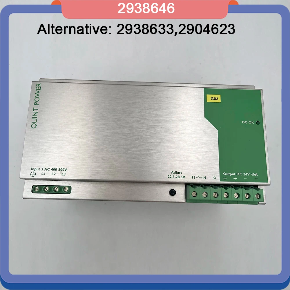 2938646 For Phoenix Power Supply QUINT PS 3x400 500AC 24DC 40
