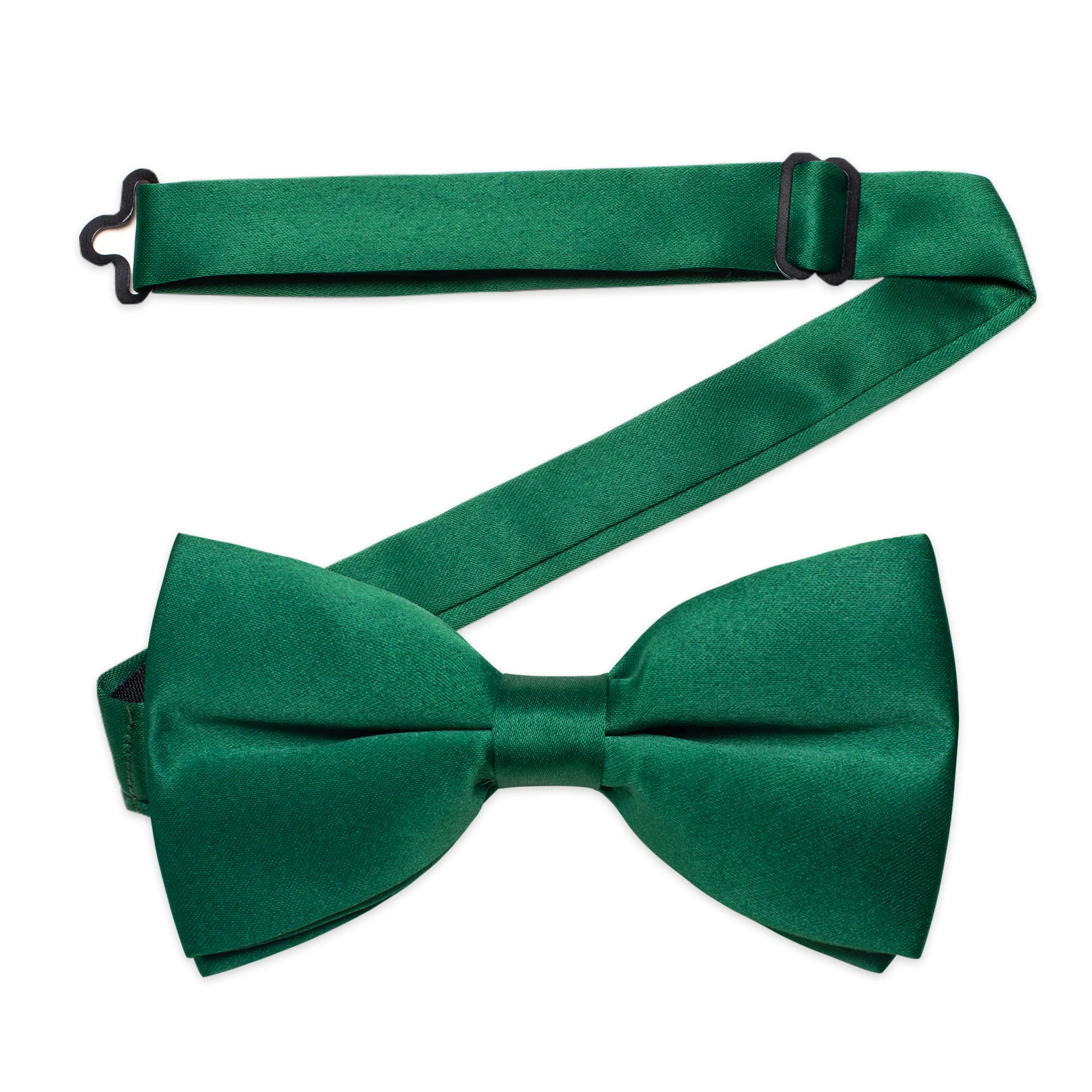 

Father and Son Green Satin Party Bowtie Wedding Pre-tied Bow Tie for Wedding Fashion Man Schoolers Silk Solid Butterfly Knots