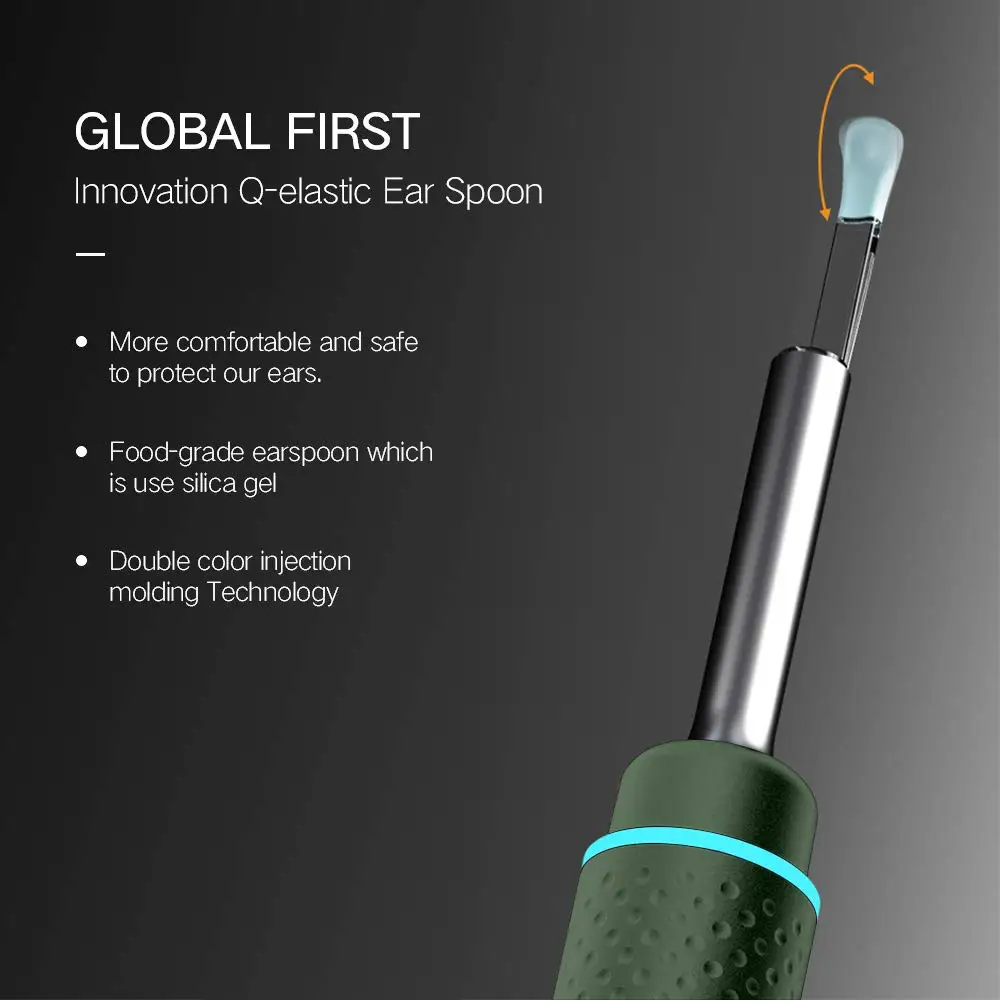 BEBIRD M9 Pro Metal Design Smart Visual Ear Otoscope, Reusable Ear Wax Removal Tools,Home Ear Inspection for Kids and Adults 2