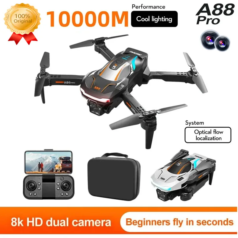 A88Pro Camera Drone Professional 8K Dual Camera 5G GPS Obstacle Avoidance Optical Flow Positioning Upgraded RC ﻿Brushless 10000M