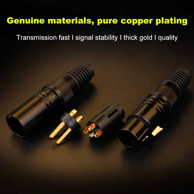 YYTCG HIFI 6N OFC xlr 오디오 케이블 XLR 케이블 가라오케 마이크 사운드 캐논 케이블 스테레오 금도금 xlr 플러그 남성-여성