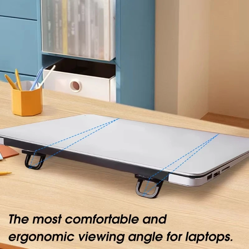 2PCS 미니 키보드 스탠드 책상용 미니 노트북 스탠드 휴대용 노트북 스탠드 MacBook Air Pro, Dell XPS, HP 등과 호환 가능