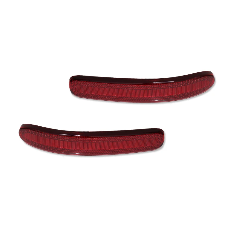 Red Lens Rear Bumper Reflector Lights (Left & Right)