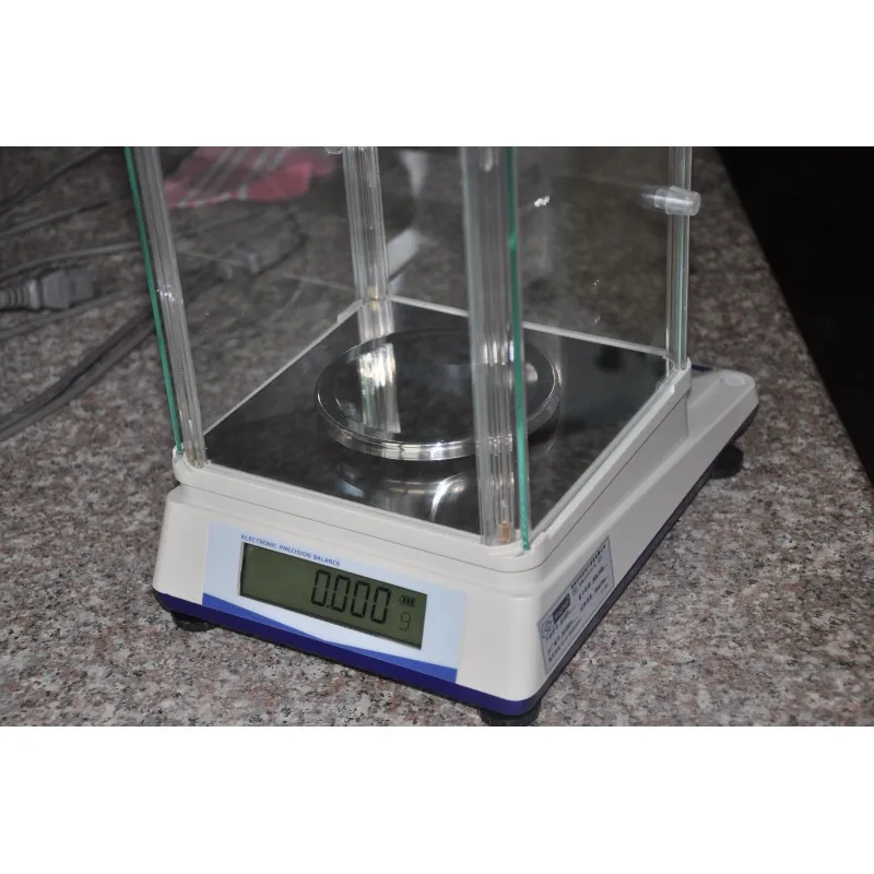 Precision Electronic Analytical Balance LCD with Backlight Liquid Crystal Display Max capacity 210g Resolution 0.001g JA203P