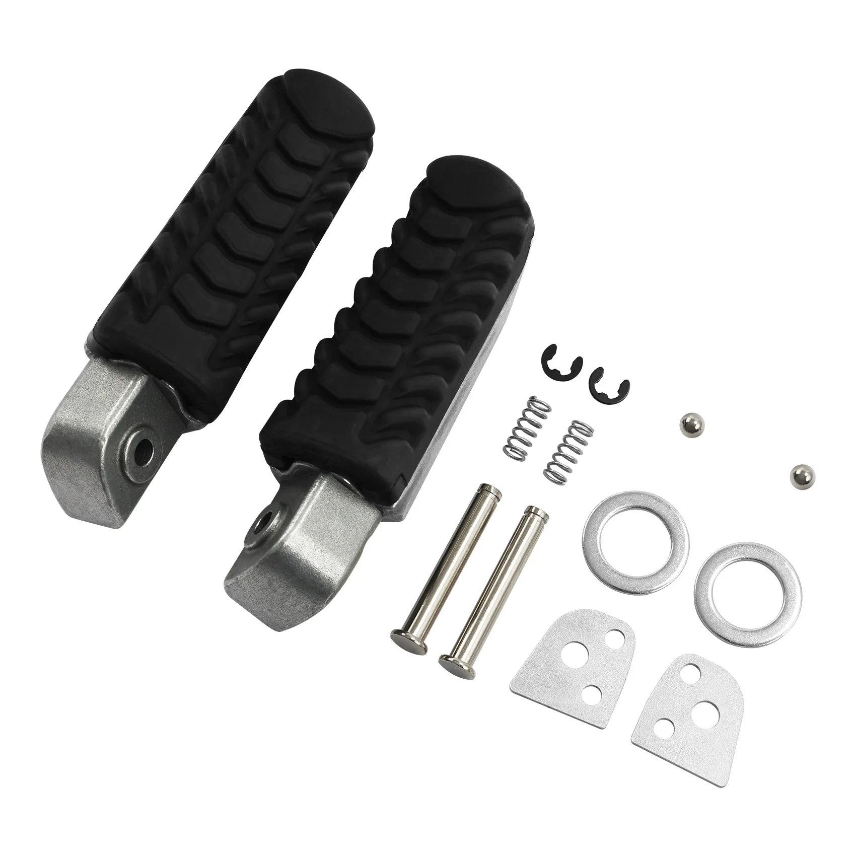 Motorcycle Accessories Motorcycle Footrests Motorcycle Foot Pedals Rear Passenger Footpegs Foot Pegs For Kawasaki Z650 Ninja 650-Motorcycle