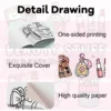 Pink-Themed Coloring Book for Adults - 24 Pages of Fun and Relaxation, Versatile Design for Creative Coloring Enthusiasts 5