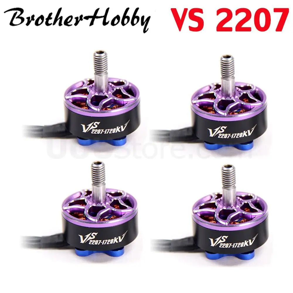 

Электродвигатель Brother Hobby VS 2207 2700KV / 2400KV / 2700KV 4-6S бесщеточный для FPV гоночного беспилотного летательного аппарата и FPV мультиротора и квадрокоптера