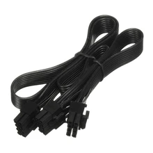 

60cm 18AWG 8 Pin Male to Dual 8Pin(6+2) Male PCI-E Video Graphics Card Power Cable GPU Power Extension Cable Cord