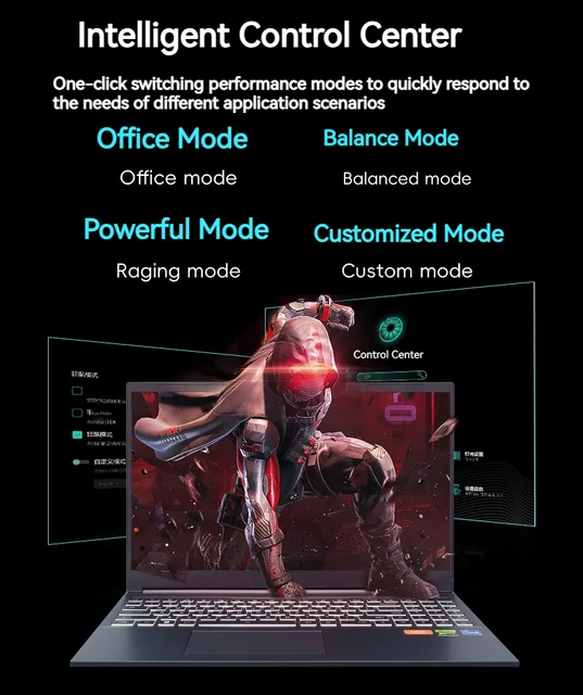 FIREBAT T6A-X 16 Inch Intel i9-12900HX/AMD R7-7435HS RTX 4060 DDR5 165Hz 2.5K Wifi6 BT5.1 32GB 1TB Gaming Gamer Notebook Laptop 6