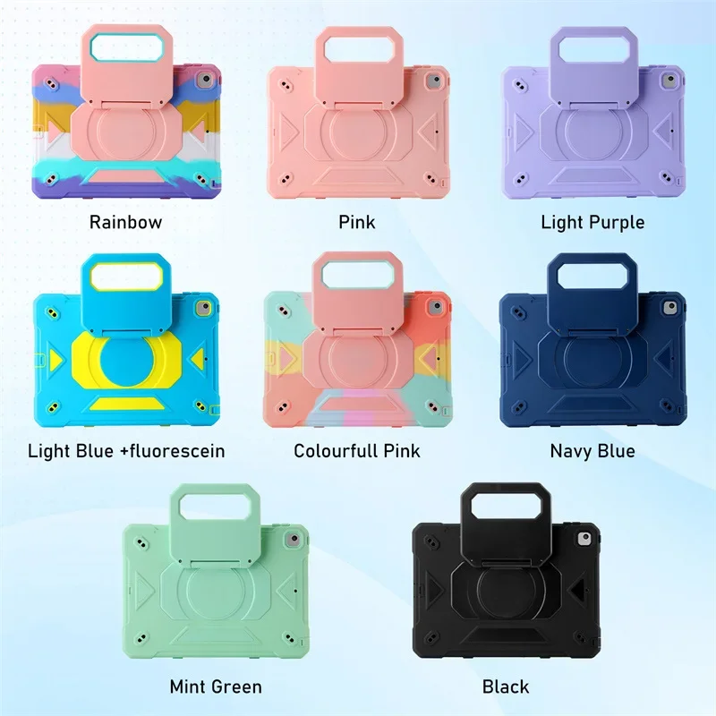 Premium 360-Degree Rotation Shockproof Tablet Stand Case