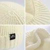 Autumn Winter Knitted Baseball Cap for Women Men Wool Short Brim Visors Fashion Keep Warm Windproof Ear Protection Knit Cold Hat 5