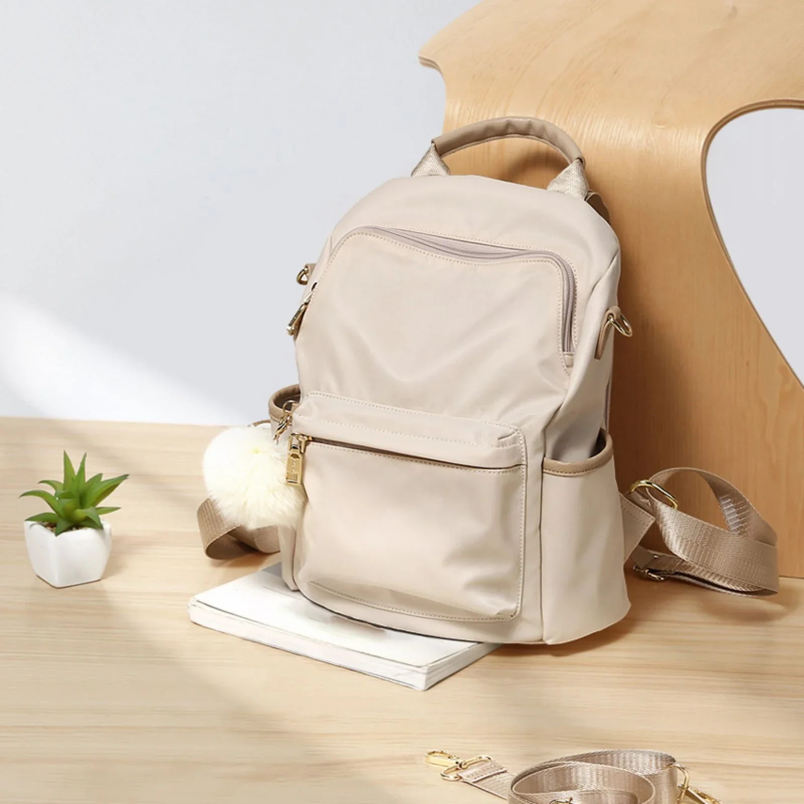 TOUTOU Shoulder Bag for Woman Luxury  Fashion 2024 Oxford Travel Backpacks Casual Soft Solid Large Capacity for Teenagers Girl