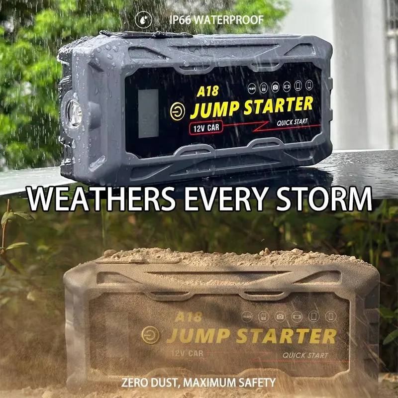 8250A Car Battery Jump Starter 12V Pro Portable Booster PD66w 20000mAh Battery Car 13L For Emergency Booster Starting Device