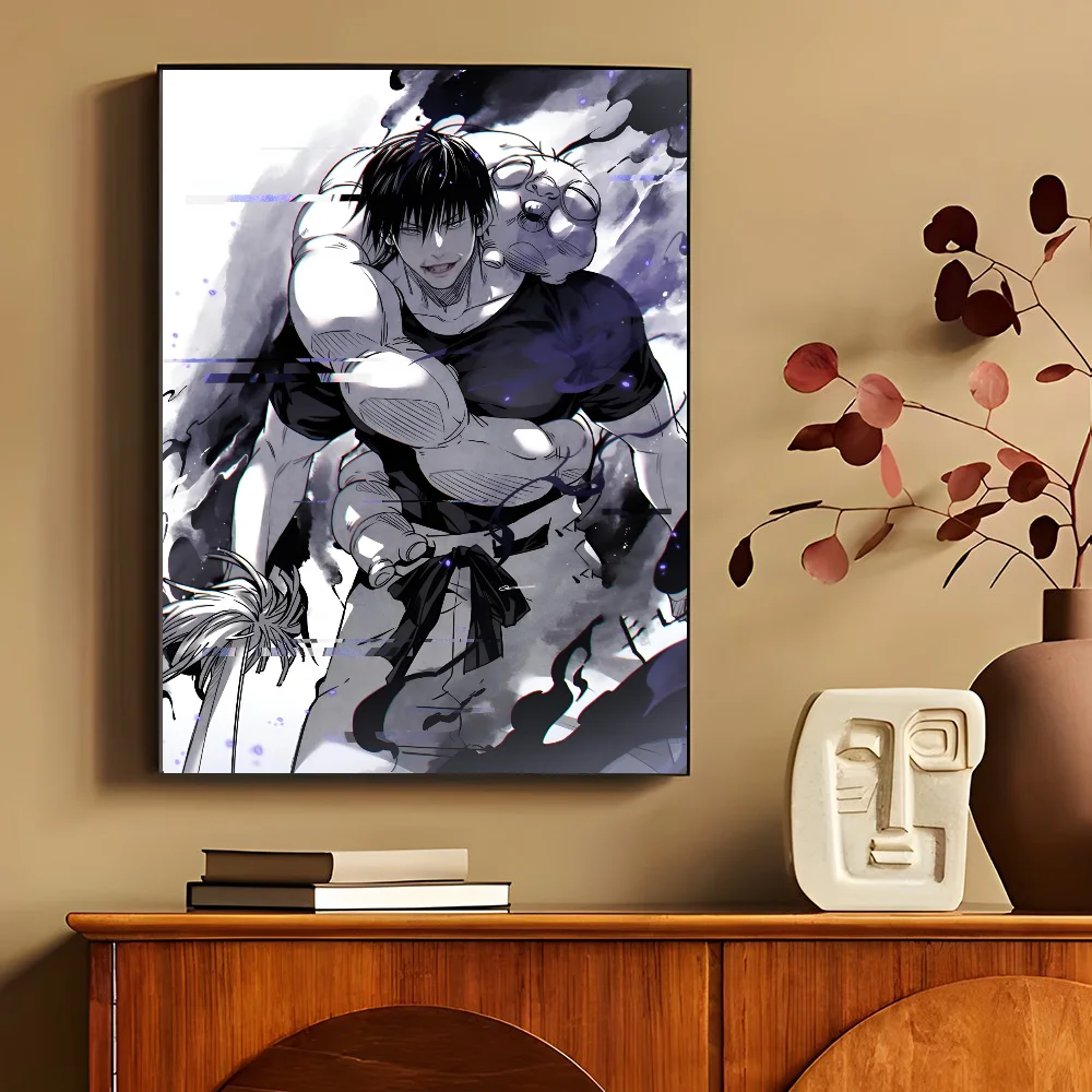 Poster Sur Toile Anime Jujutsu Kaisen - Fushiguro Toji, 30x45 Cm, Décoration Chambre Bureau