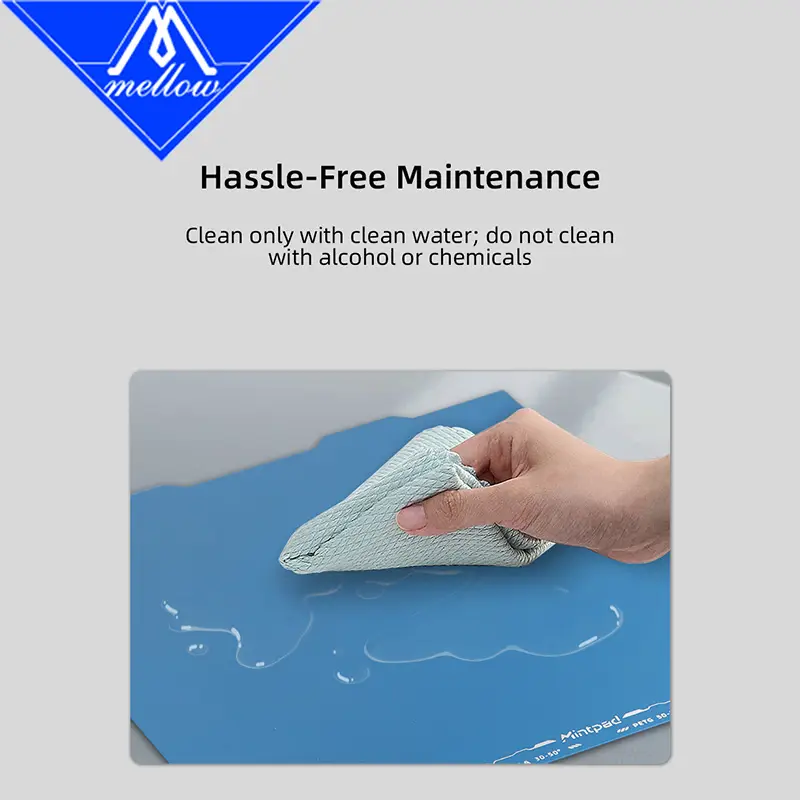 Mellow MintPad Cool Plate Build Surface for Bambu Lab X1 P1 A1 H2D — Dual-Sided Flexible Low-Temp Adhesion Print Bed image 5
