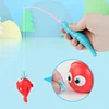 Magnetic Fishing Game Children Electric Assembled Fish Toys with Lamp for Kids Puzzle Toys Parent-child Interactive Toy Gift 2