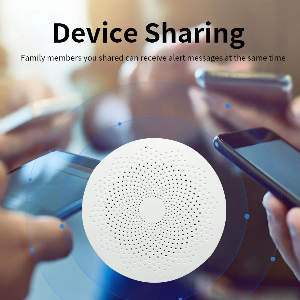 MEIAN Tuya Alarm Gateway Zigbee Alarm Gateways Wireless Intelligent Mainframe