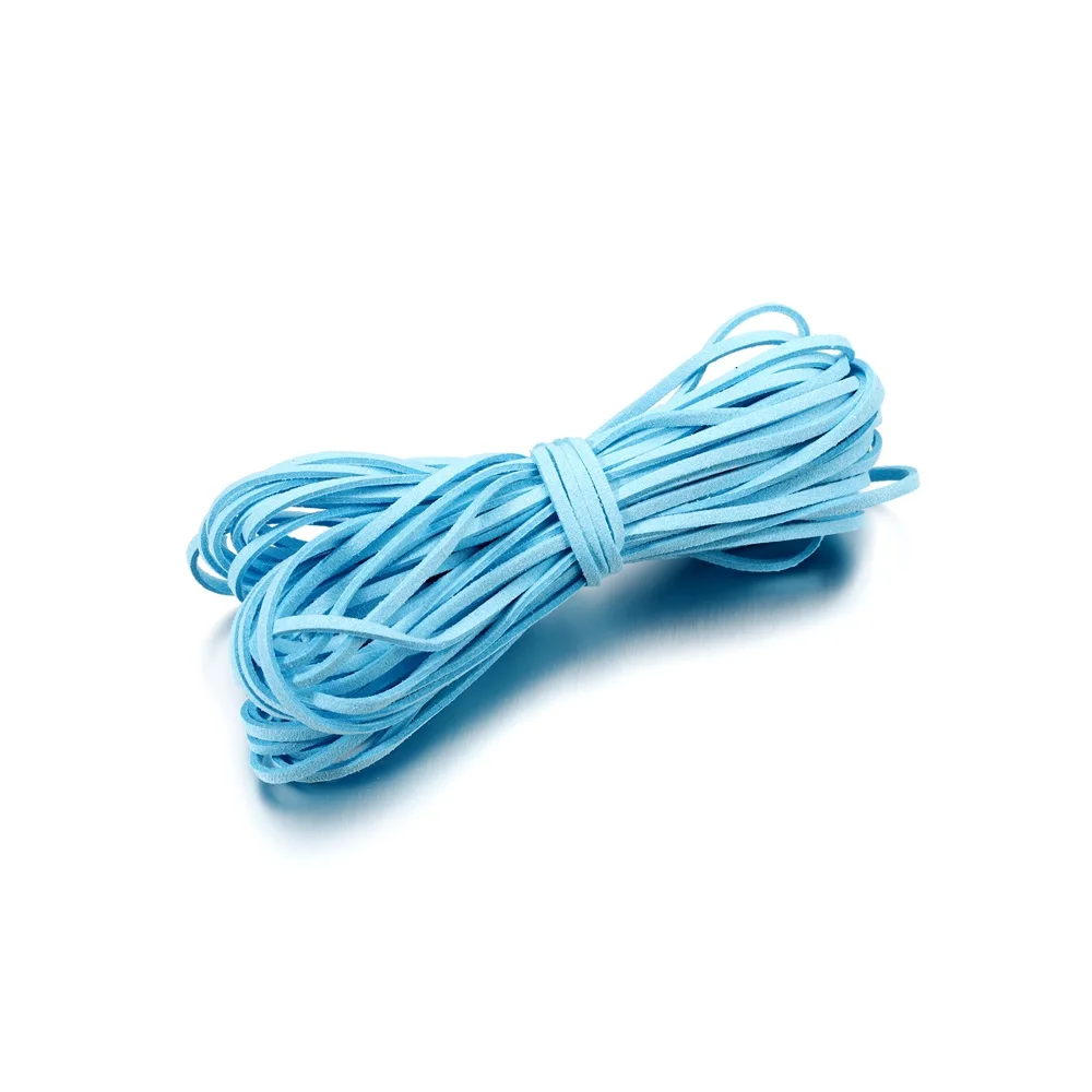 Luxurious Flat Faux Suede Braided Cord for Crafting and Jewelry Making