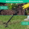Garden Hoe- 62 Inch Long Stirrup Hoe Garden Tools Cultivator For Weeding, Heavy Duty Garden Hoe With Adjustable Handle 5