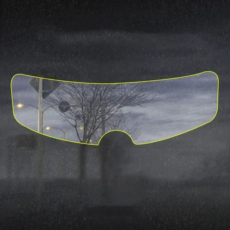 Universal Motorrad Helm Anti-fog-Film Helm Regendicht Objektiv Für Motorrad Visier Nebel Beständig Motor Racing Zubehör – Detail 16