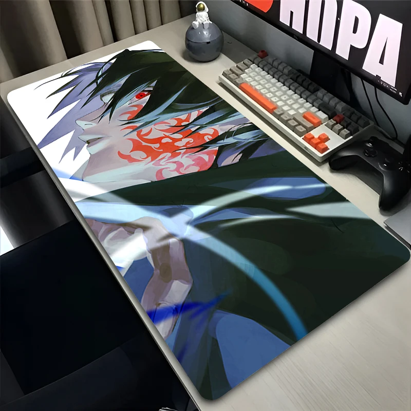 900x400 Mouse Pad Deskmat Laptop Office Mousepad Desk N-narutoS Sasuke Decor Extended Mouse Pad Keyboard Mat Oversize Desk Pad 5