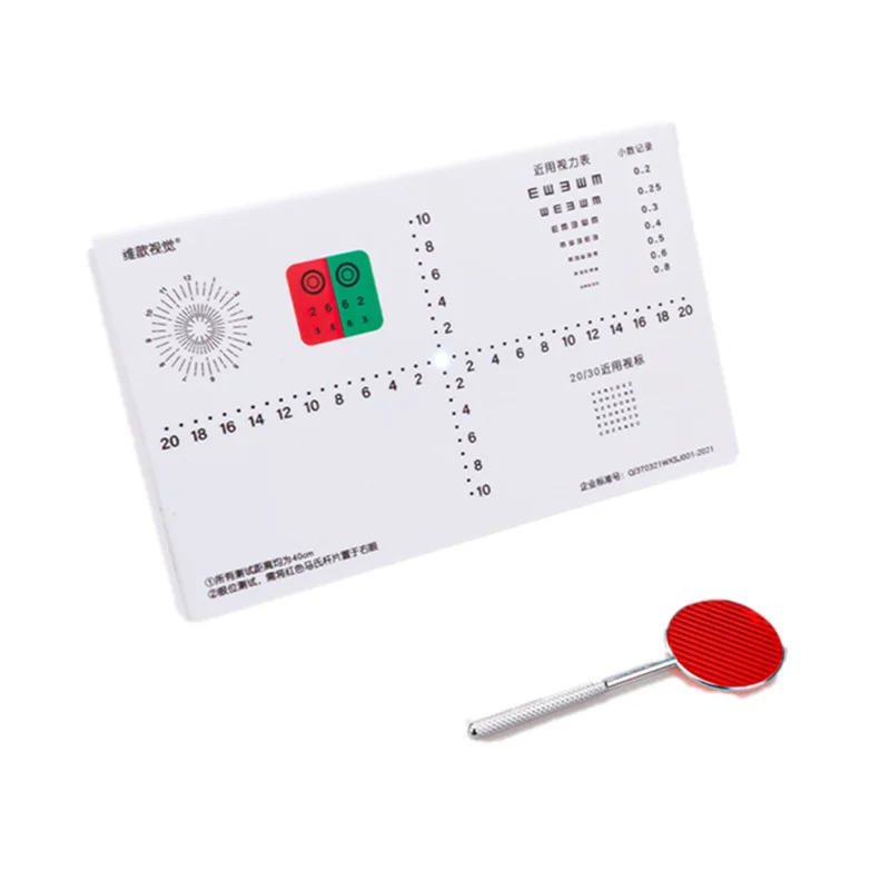 1pcs Torrington Block Phoria Strabismus AC/A Optometry Test Tools