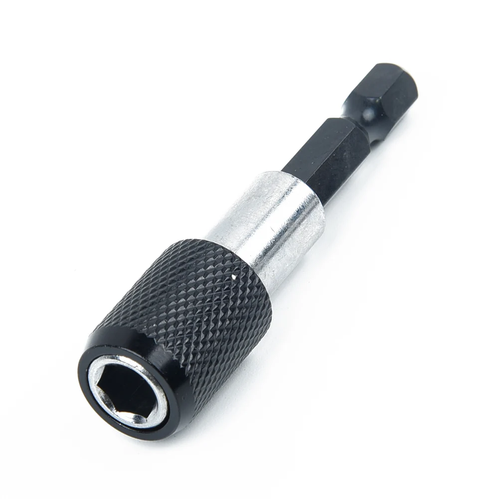 Magnetic Screwdriver Bit Holder 1/4" 60mm Flexible Quick Release Drill Screw Conversion Change Adapter Converter