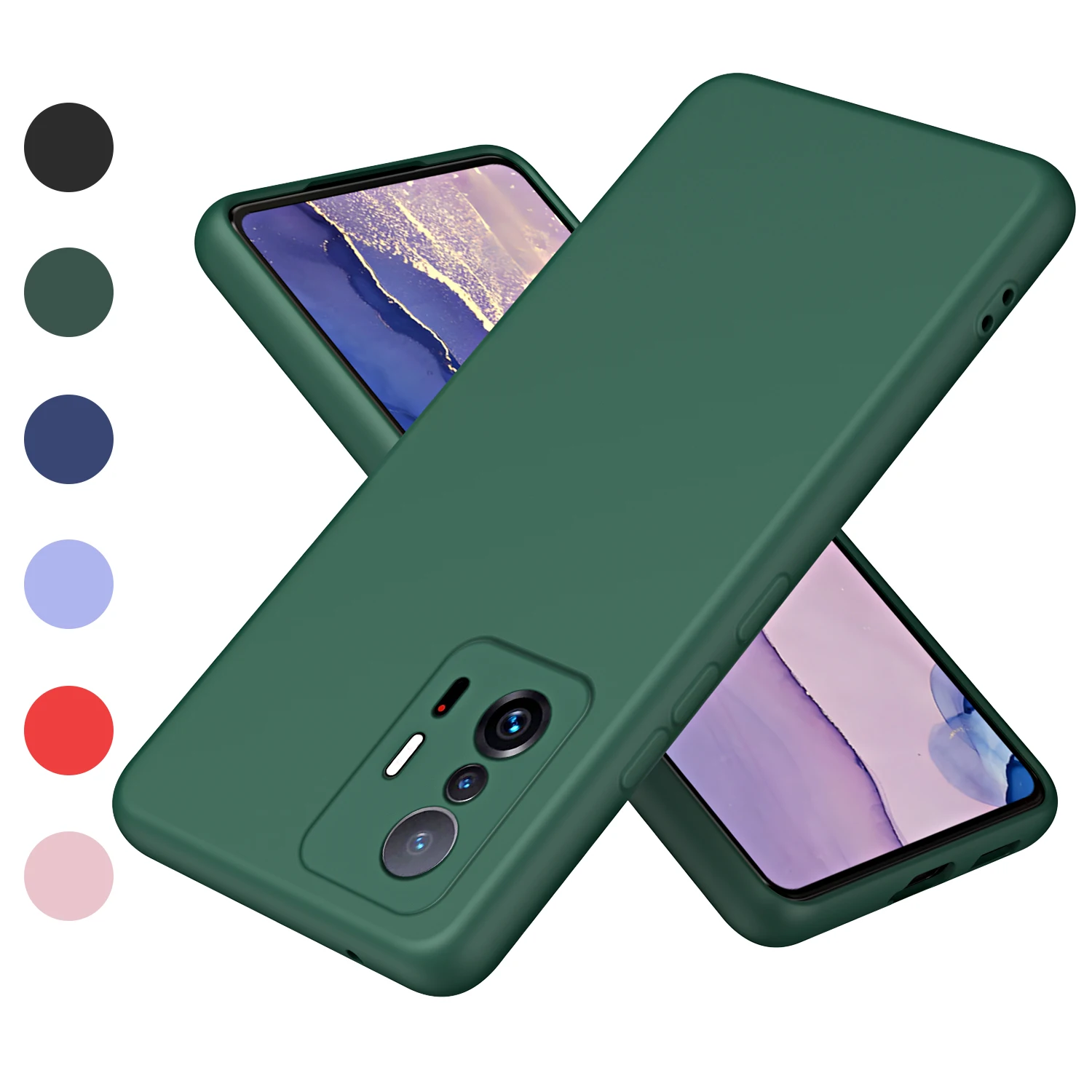 Funda De Teléfono A Prueba De Golpes De Silicona Tpu Suave De Franela De  Forro De Lujo Para Xiaomi Mi 11t Pro De 6,67 Pulgadas Funda Protectora  Trasera - Carcasas Y Estuches