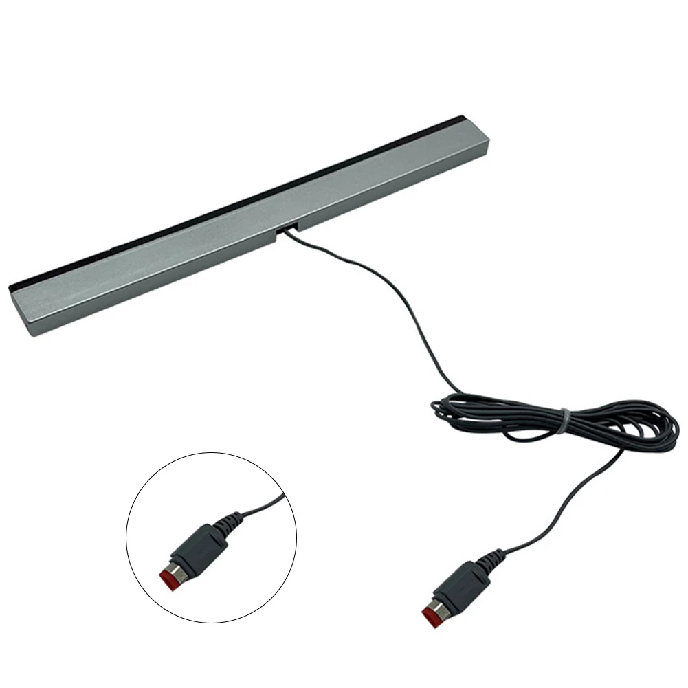 Remote Infrared Ray IR Inductor Bar with Extension Cord Wired Infrared Ray Sensor Bar Wired Motion Sensor for Nintendo Wii