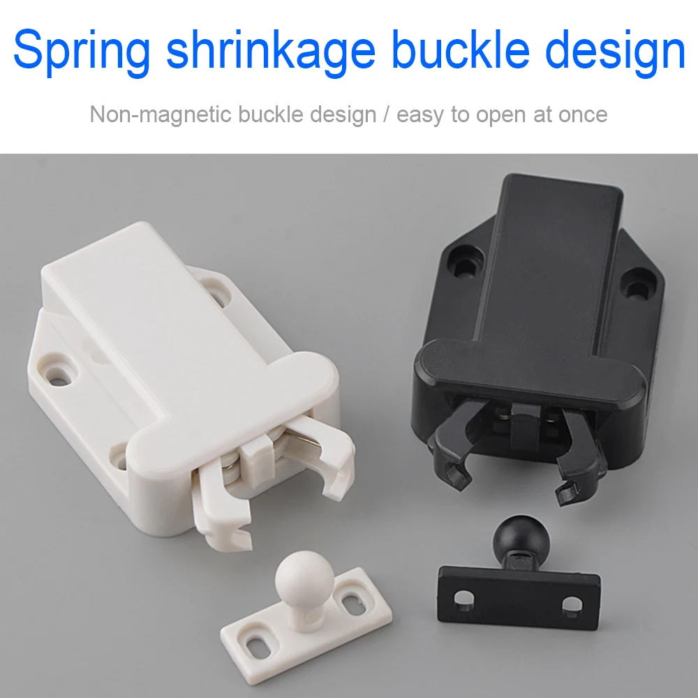 1 Piece Cabinet LatchesNon-magnetic Handle Free One Touch Opening Latch Drawer for Cabinet / Bedroom